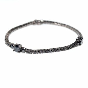BR01037þBRACELET TENNIS NOIR