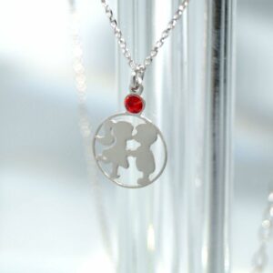 SX00577þCOLLIER AMOUREUX SWAROVSKI ROUGE