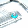 RI00803þCOLLIER BRILLANT TURQUOISE
