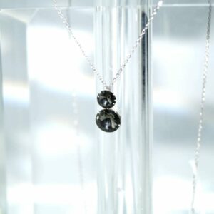SX00689þCOLLIER DUO FUME SWAROVSKI