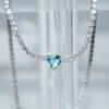 RI00944þCOLLIER TENNIS COEUR AZUR