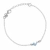 SX00847þBRACELET FILLETTE DAUPHIN BLEU