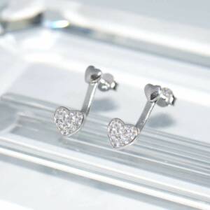 SX00888þBOUCLE FANTASMA COEUR ZIRC
