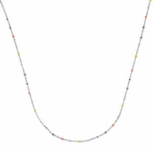 SX01021þCOLLIER ROSARIO MULTICOLORE