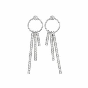 SX01075þBOUCLE CERCLE BARETTE PAVE