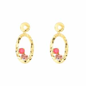 SX01077þBOUCLE MARTELE DORE OVAL SWAROVSKI