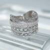 SL00855þBague Quatre Rangs