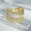 SL00856þBAGUE QUATRE RANGS DORE
