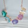 RI01124þCOLLIER MAXI MULTICOLORE ROSE