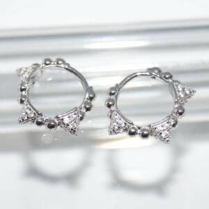 RI01227þBOUCLE MINI CREOLES SPIKE