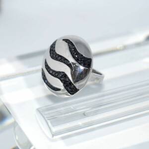 EL00167þBague Tondo Zebra