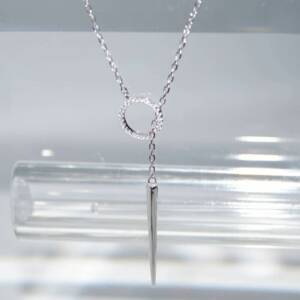 RI01425þCollier Tondo Pave Cone