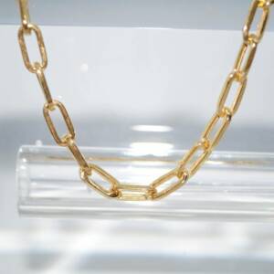 RI01428þCollier Maillon Golden Tears