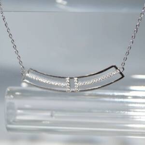 RI01435þCollier Duo Tatiana Pave