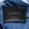 SB00189NþMini Porte Carte Cuir Uomo Richard Siena Noir