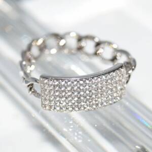 SL01171þBague Chainette Pave T52