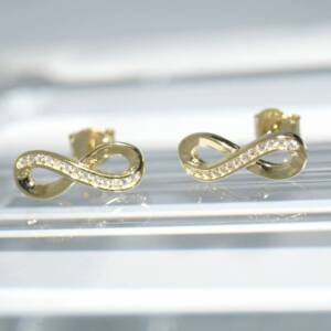 SL01244þBoucle Puce Infini Dore