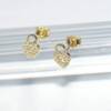 SL01289þBoucle Mini Cadena Dore Pave