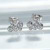 SL01324þBoucle Puce Multibulle Brillant