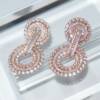 SL01338þBoucle Tondo Pave Prestige Rose