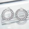 SL01342þBoucle Tondo Gourmette Pave 