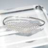 SL01419þBracelet De Paume Plume Pave