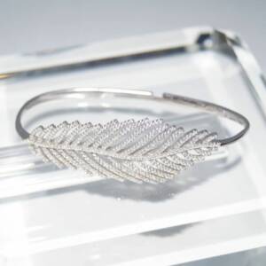 SL01419þBracelet De Paume Plume Pave
