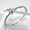SL01423þBracelet Serpent Fuchsia