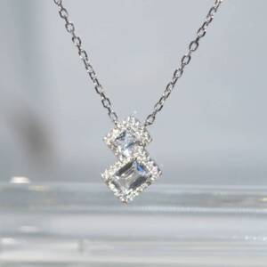 SL01513þCollier Duo Asher Pave