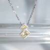 SL01534þCollier Duo Asher Pave Jaune