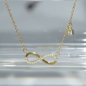 SL01543þCollier Infini Dore Et Brillant