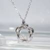 SL01560þCollier Tondo Gourmette Pave