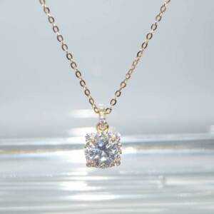SL01568þCollier Brillant Pave Dore