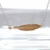 SX00578þCollier Plume Bicolore