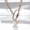 SX00595RþCollier Mousqueton Charms Rose