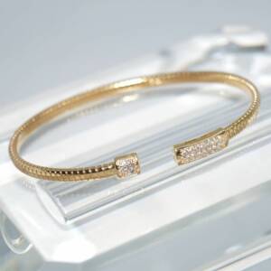 SX01145þBracelet Rigide Pave Dore