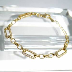 SX01154þBracelet Rectangle Pave Dore