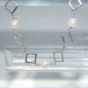 SX01179þCollier Losange Perle