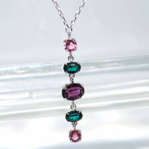 SX01181þCollier Cascade Multicolore Swarovski