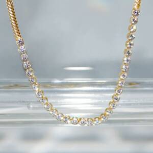 SX01198þCollier Remix Tennis Tisse Dore