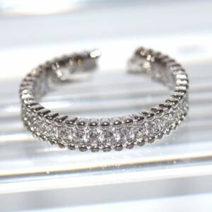 SX01206þBague Ligne Pave Elegance