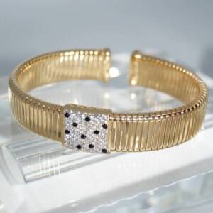 SX01233þBracelet Rigide Panthere Urbaine