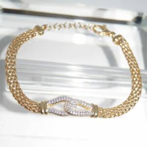 SX01264þBracelet Axis Lien Equilibre Dore