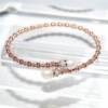 SX01279þBracelet Duo Perle De Rose