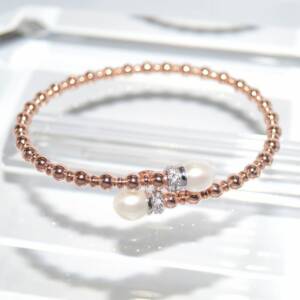 SX01279þBracelet Duo Perle De Rose