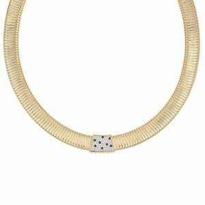 SX01296þCollier Rigide Panthere Urbaine