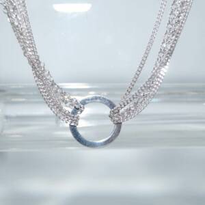 SX01323þCollier Maglia Viva Cerchio