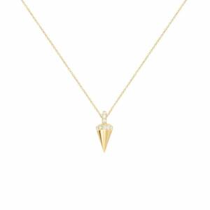 VS00030þCollier Or Jaune Cone Pm