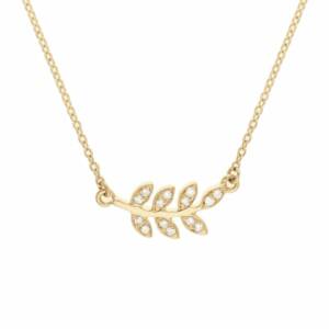 VS00038þCollier Or Jaune Et Diamants Victoire