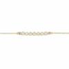 VS00041þBracelet Or Jaune Et 7 Diamants Solitaires